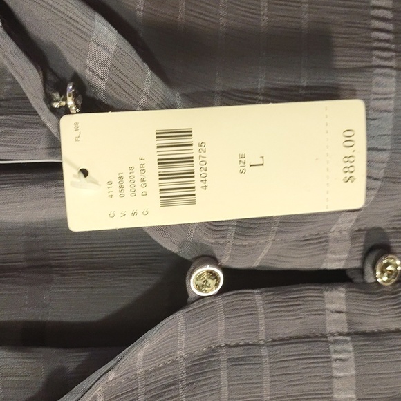 Feather Bone Anthropologie Blouse Marietta High Neck L - Picture 7 of 12